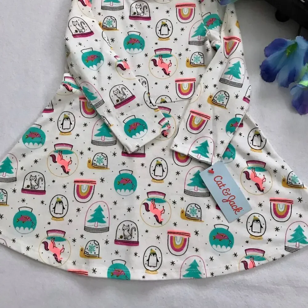 Cat & Jack NWT Long Sleeves Dress Girls 2T